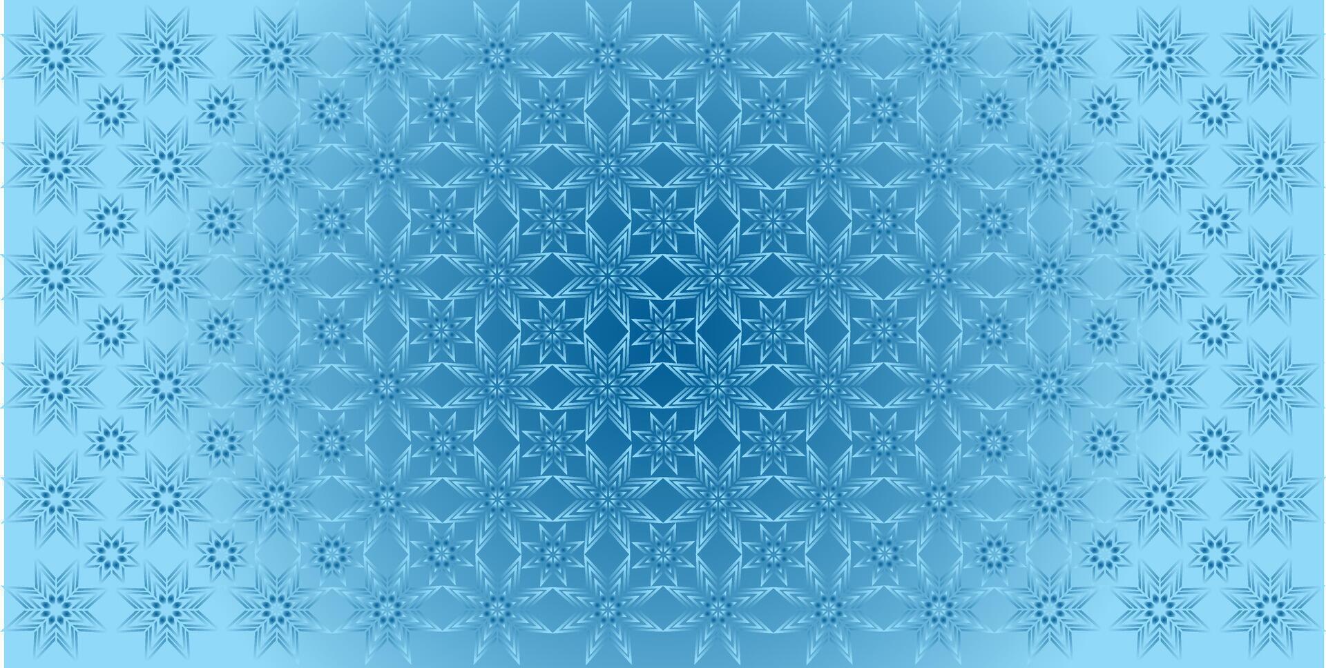 vector gradient deep on blue colours background with a pattern of stars arabic calligraphy geometric flower islamic ornament decor frame eid ramadan