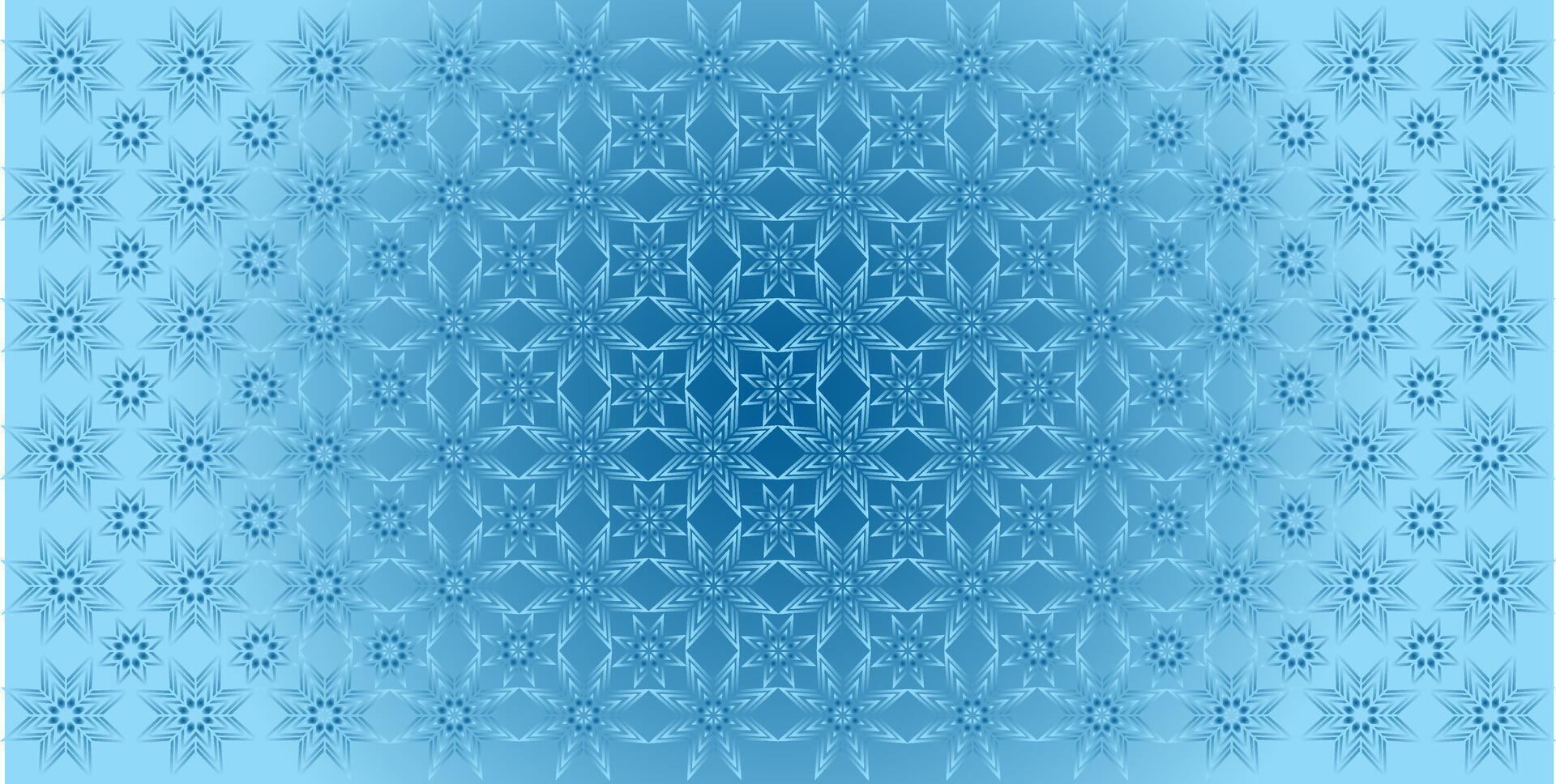 vector gradient deep on blue colours background with a pattern of stars arabic calligraphy geometric flower islamic ornament decor frame eid ramadan