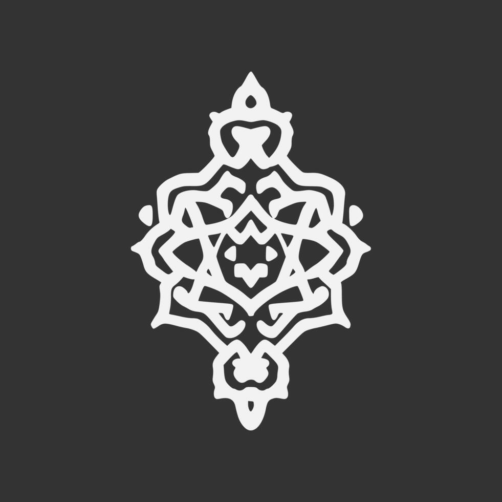 Islamic Geometric. Abstract mandala. Ethnic decorative element vector