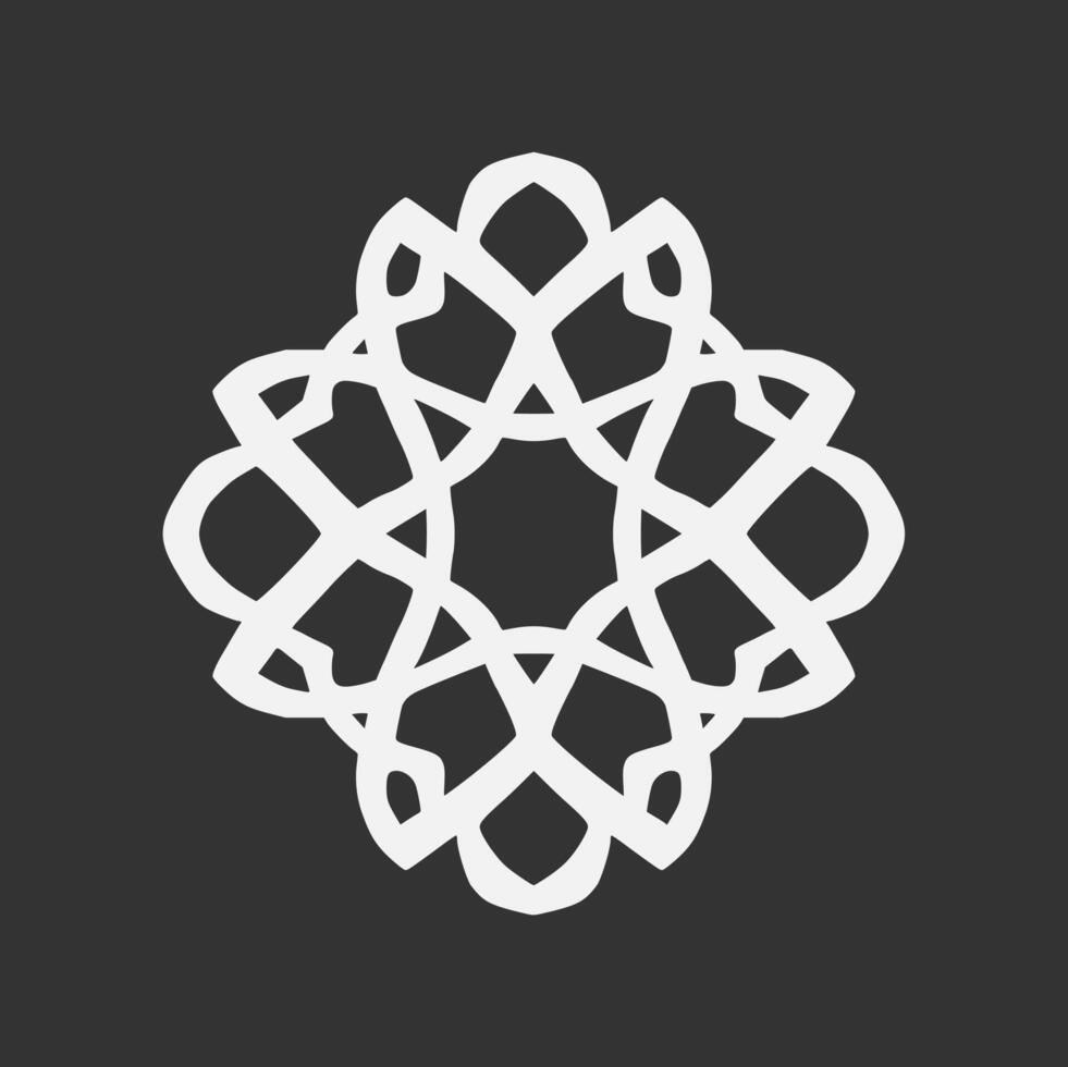 Islamic Geometric. Abstract mandala. Ethnic decorative element vector