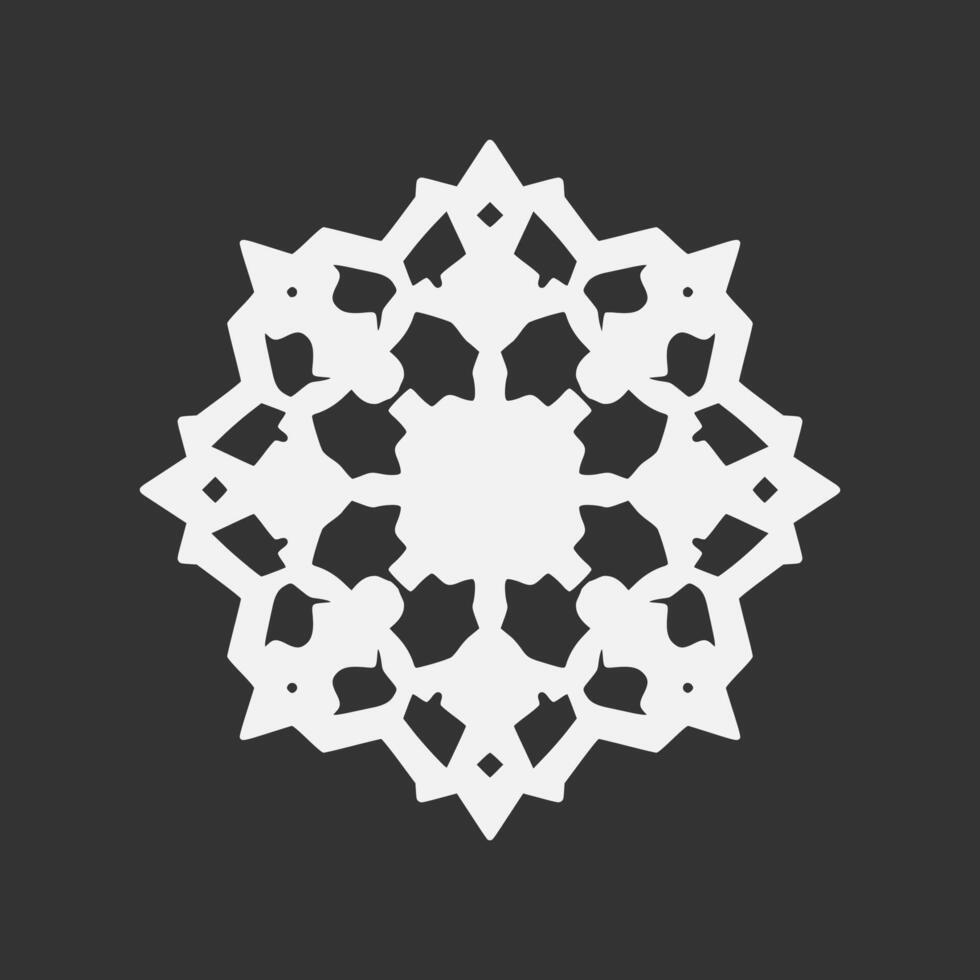 Islamic Geometric. Abstract mandala. Ethnic decorative element vector
