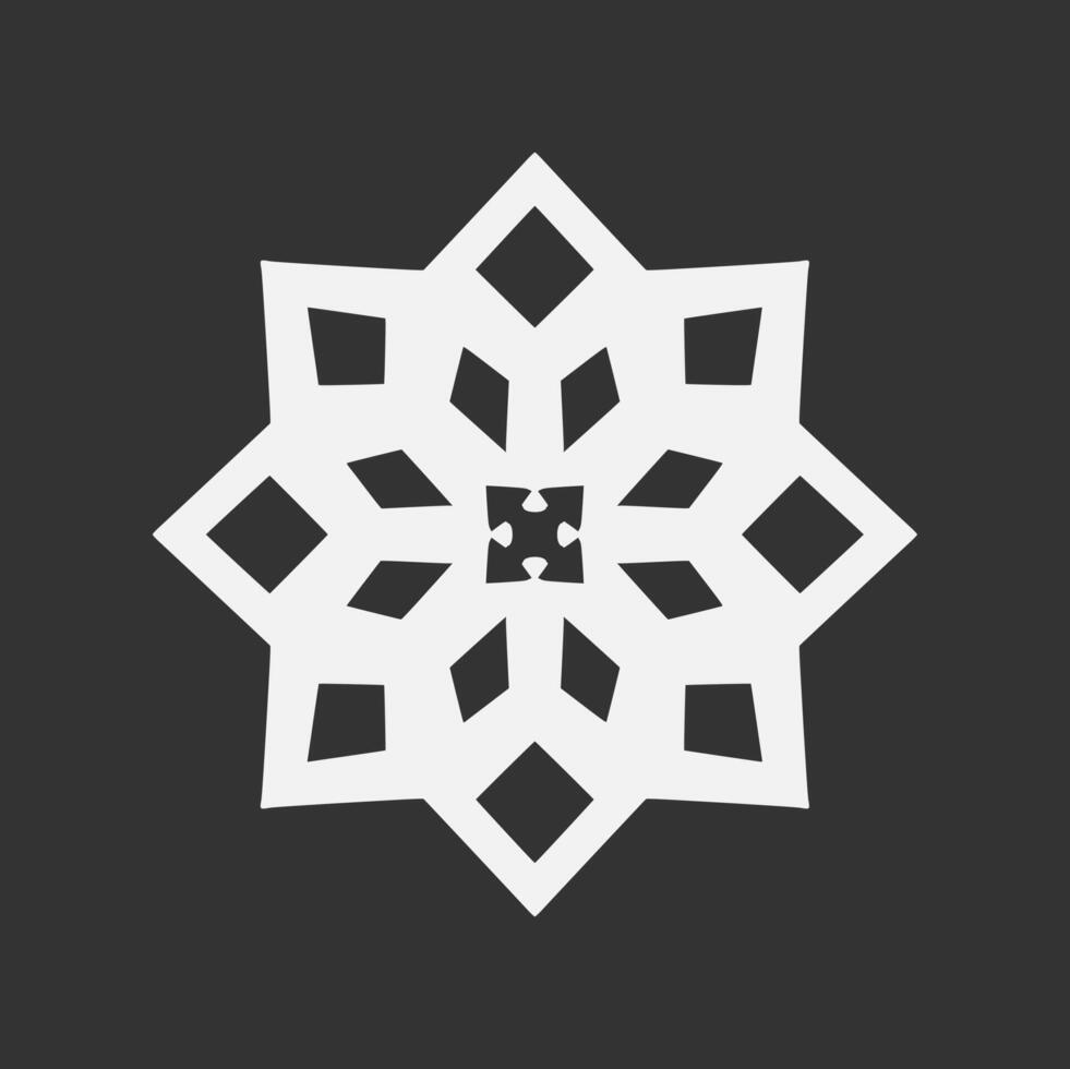 Islamic Geometric. Abstract mandala. Ethnic decorative element vector