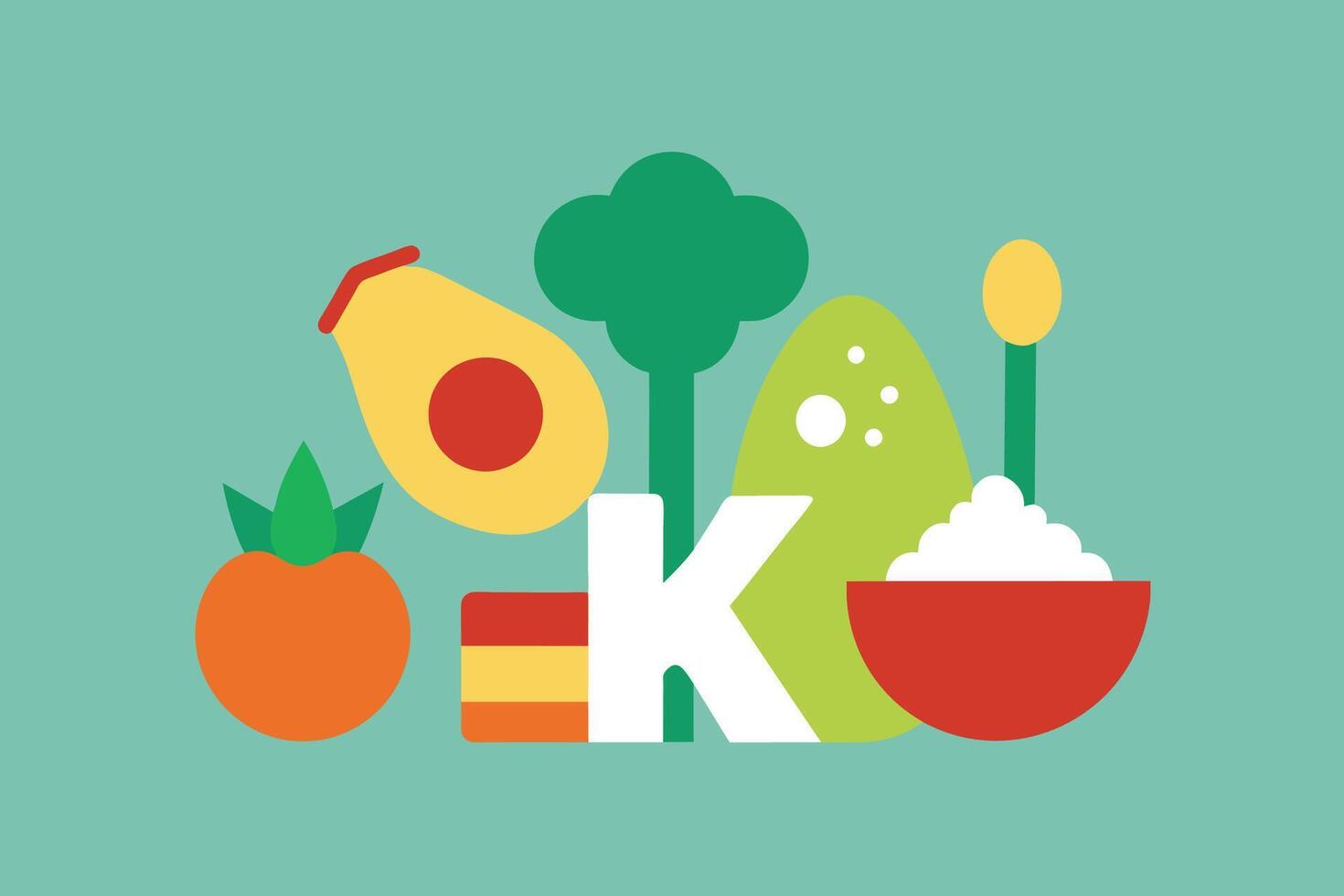 Ketogenic Diet Food Vector design