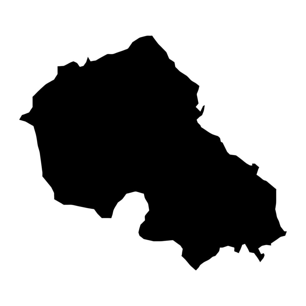 inquieto municipio mapa, administrativo división de Dinamarca. vector ilustración.