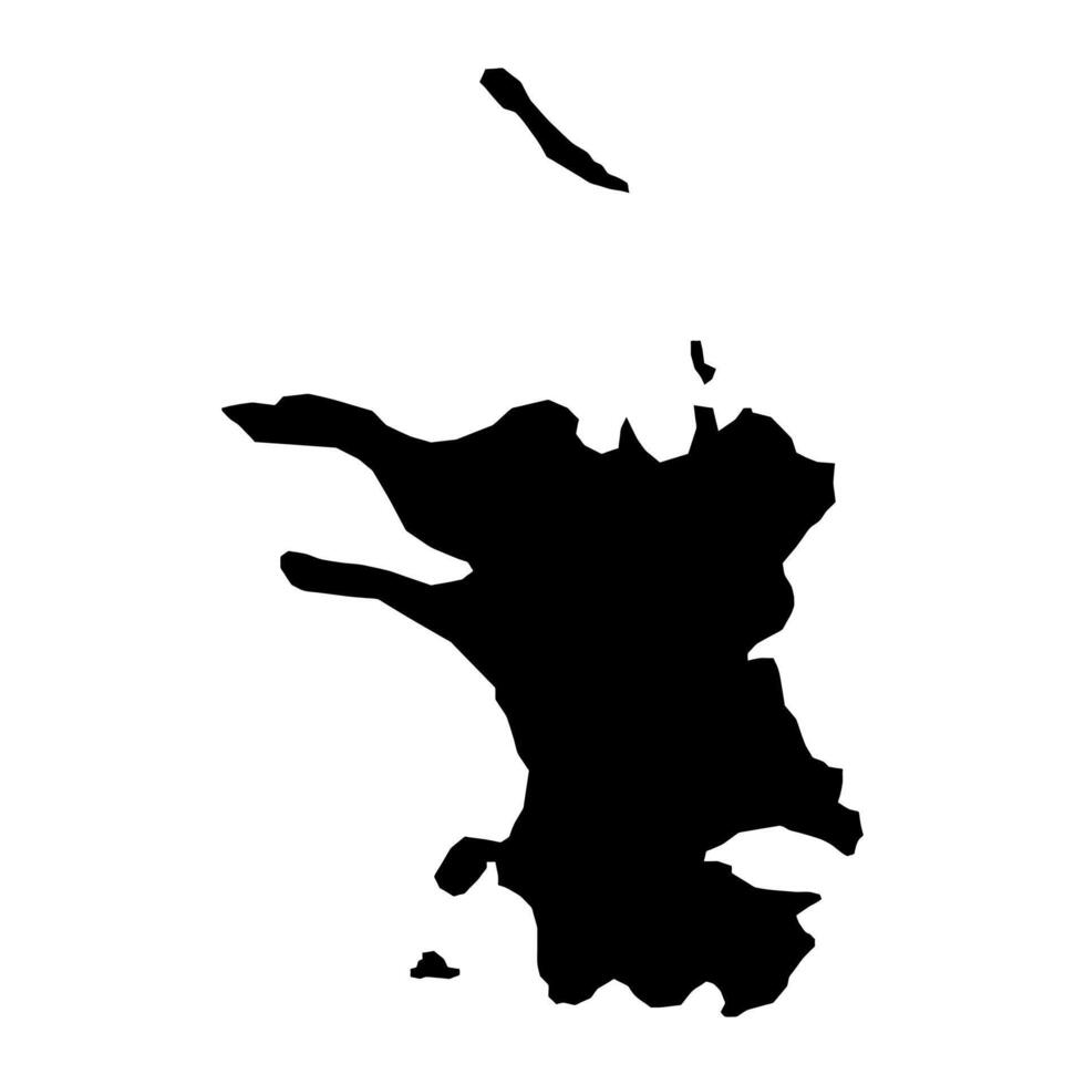 Kalundborg Municipality map, administrative division of Denmark. Vector illustration.