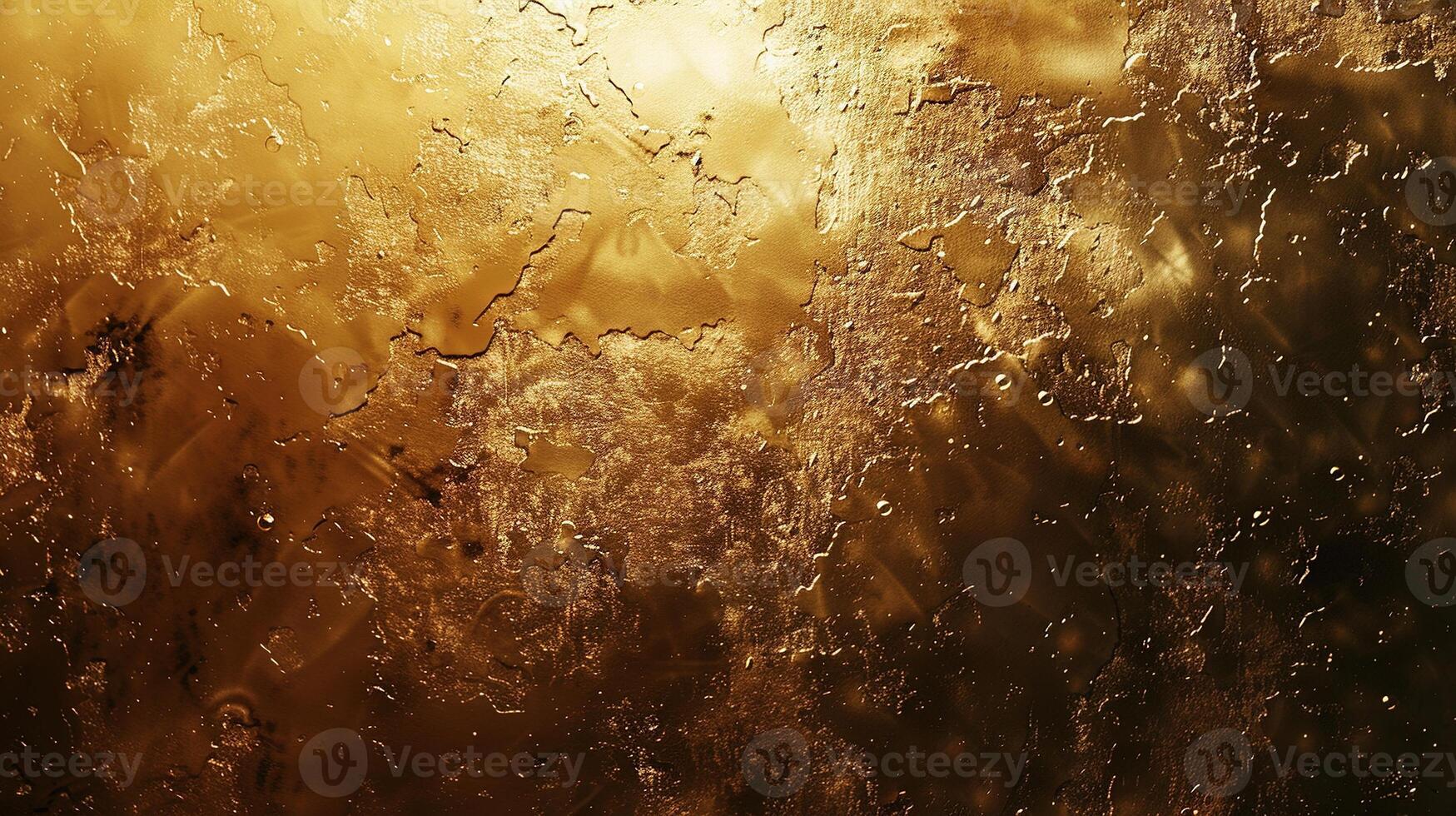 AI generated Retro Golden Background Texture. Gold, Gilt, Textured, Material, Copy Space, Wall, Wallpaper, Screen, Gloss, Premium, Dirt, Vintage, Pattern, Antique, Gorgeous photo