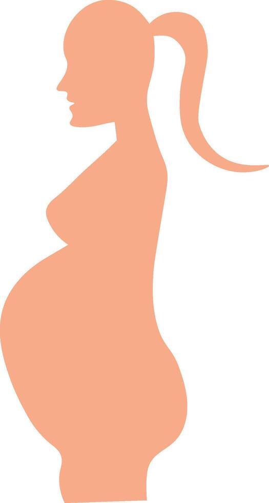 Pregnant woman vector design.