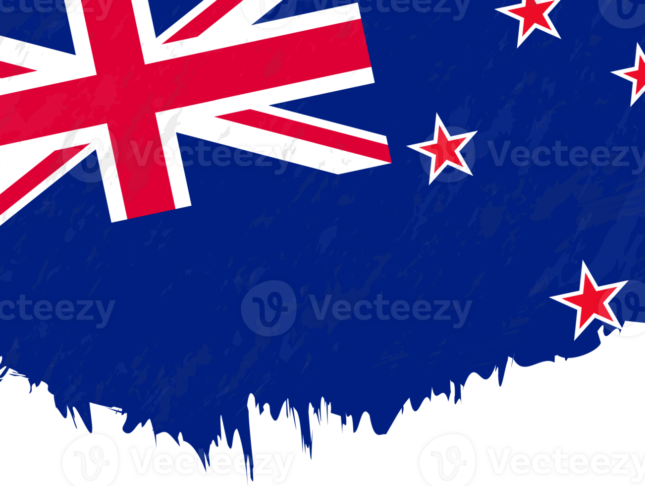 Grunge-style flag of New Zealand. png