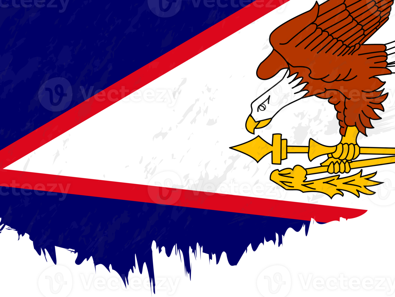Grunge-style flag of American Samoa. png