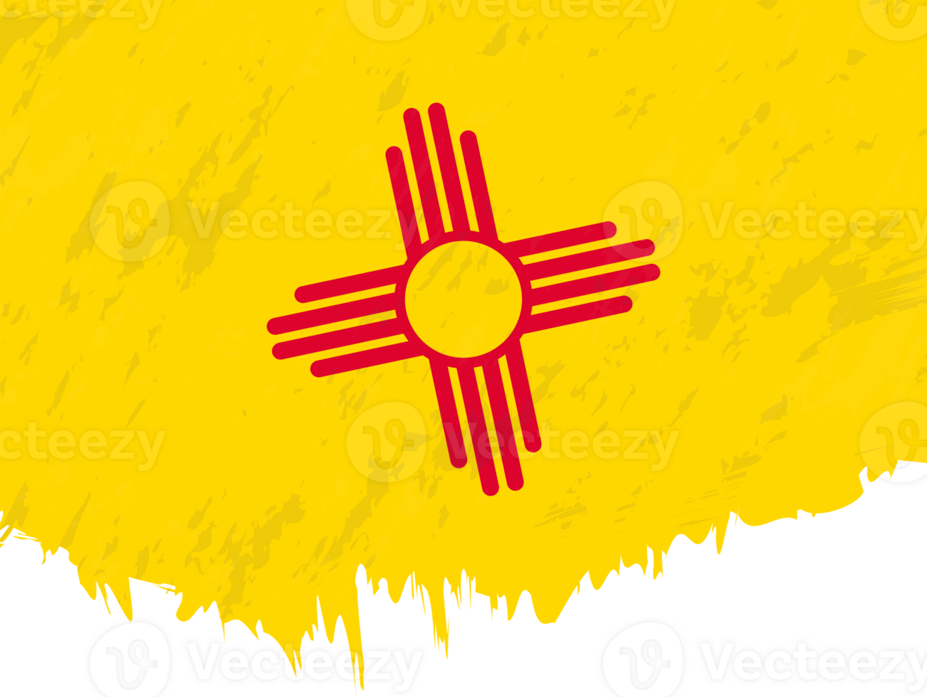 Grunge-style flag of New Mexico. png