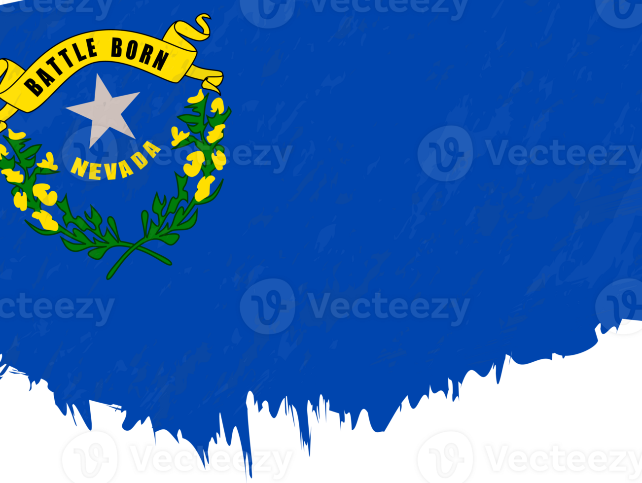 Grunge-style flag of Nevada. png
