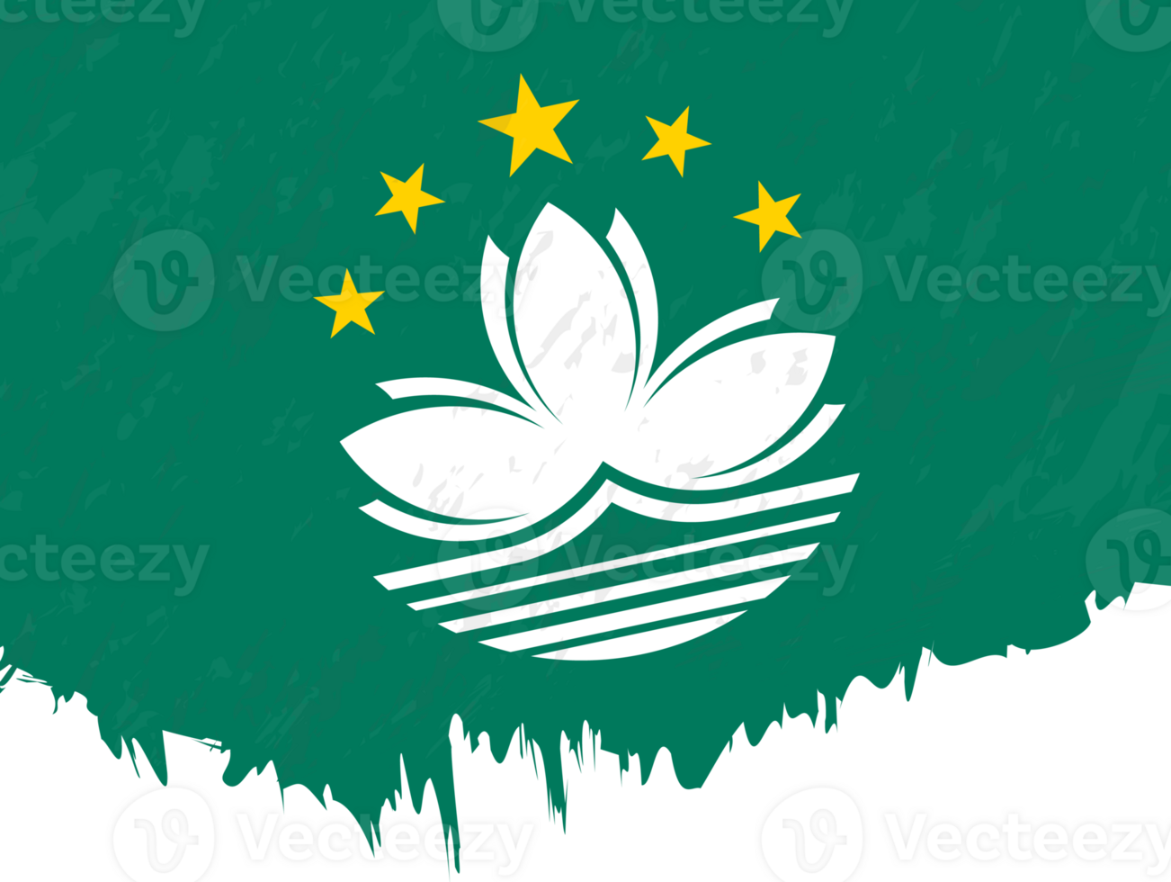 Grunge-style flag of Macau. png