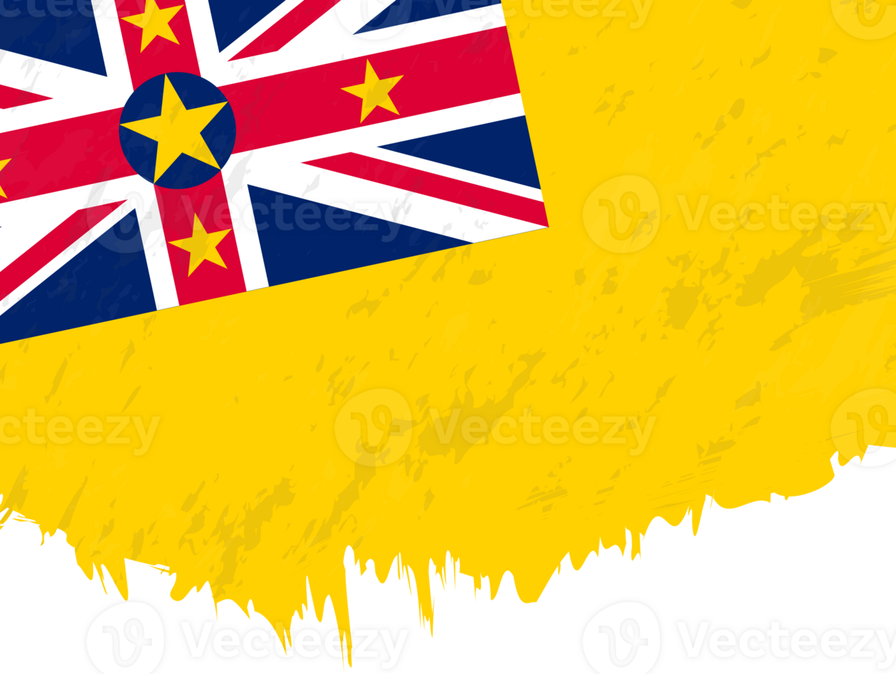 Grunge-style flag of Niue. png