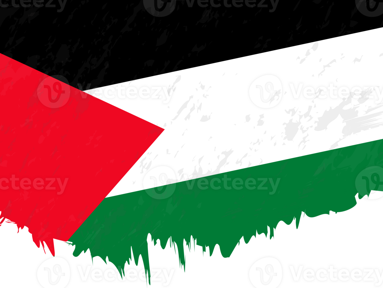 grunge-stil flagga av palestina. png