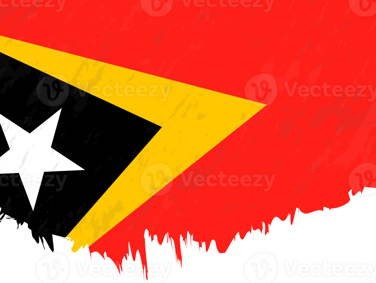 Grunge-style flag of East Timor. png