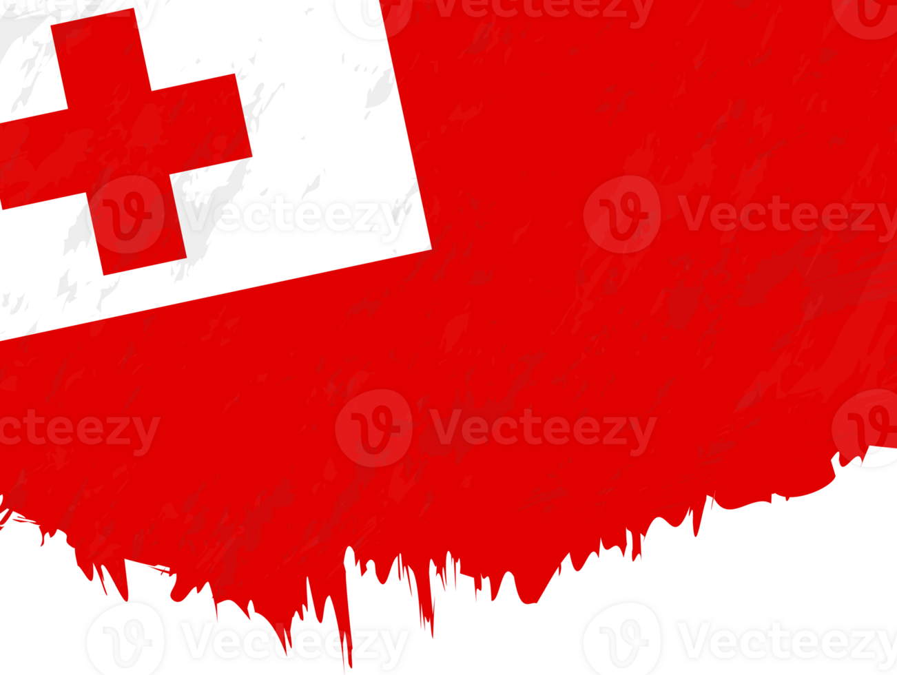 Grunge-style flag of Tonga. png