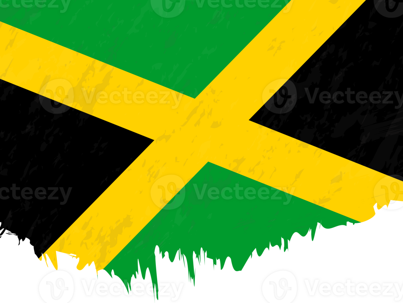 estilo grunge bandeira do Jamaica. png