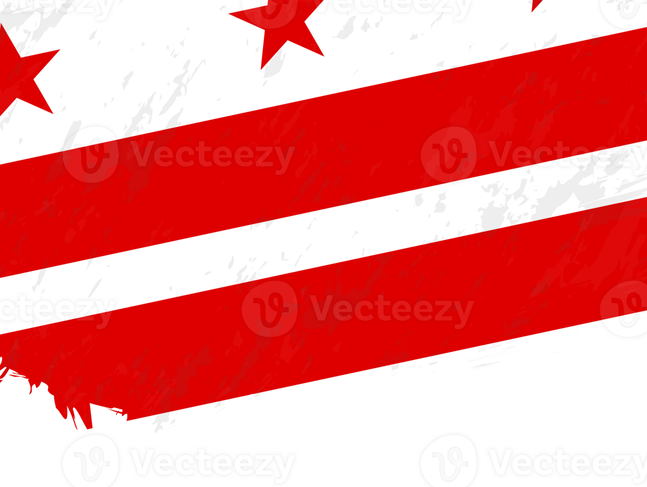 Grunge-style flag of District of Columbia. png
