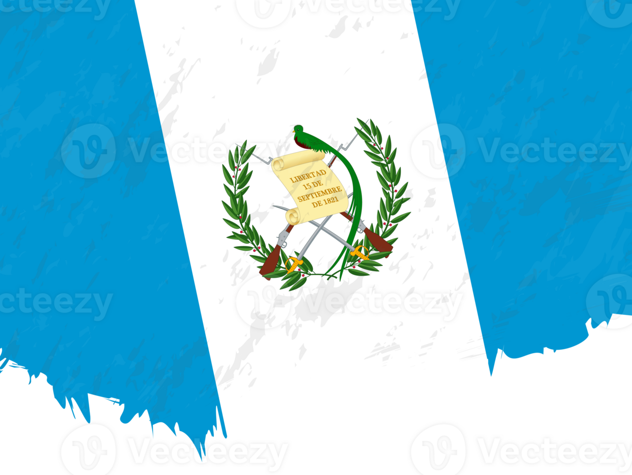 Grunge-style flag of Guatemala. png