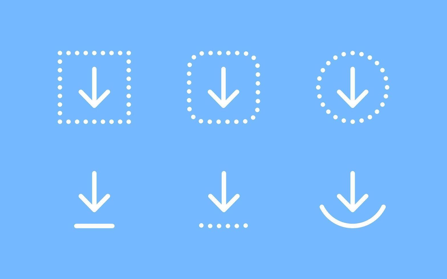 File download icons. Vector icons