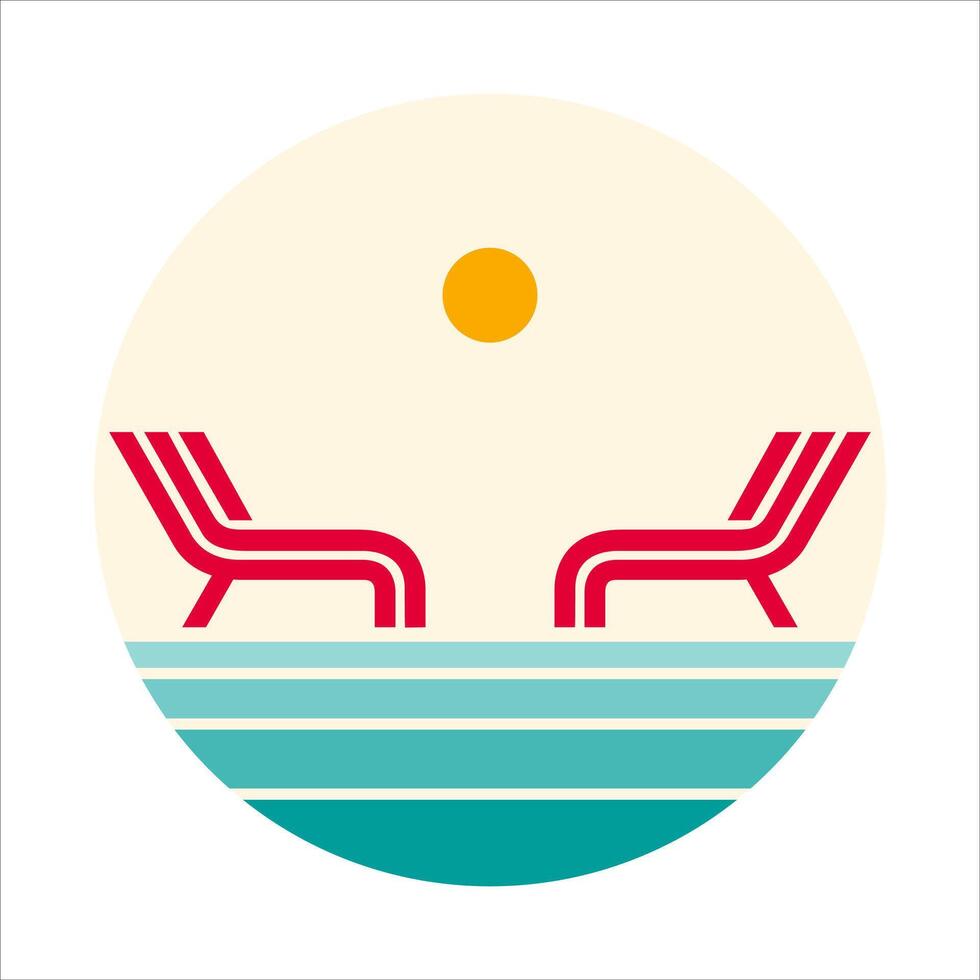 verano piscina ilustración vector
