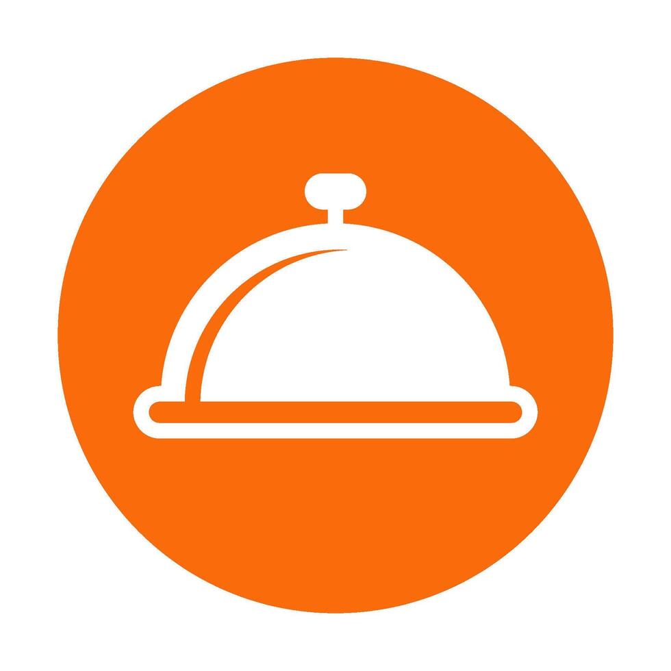 tray food icon design vector template