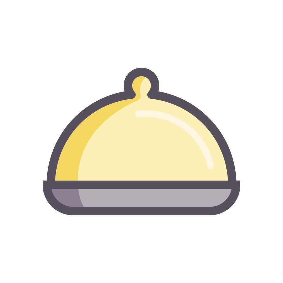 tray food icon design vector template