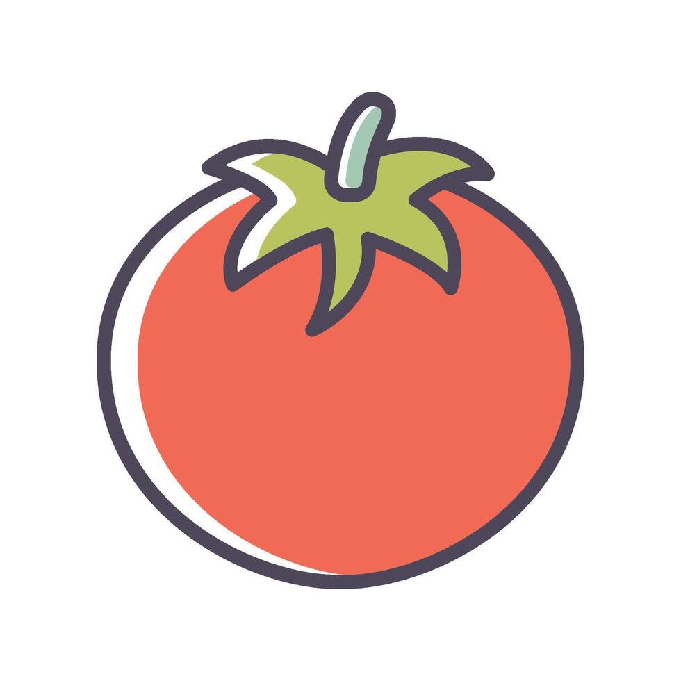 tomate icono diseño vector