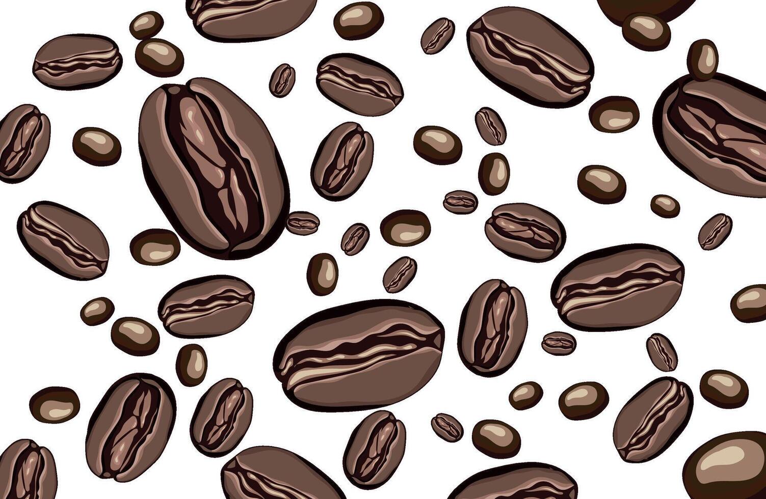 Coffee Bean Background vector