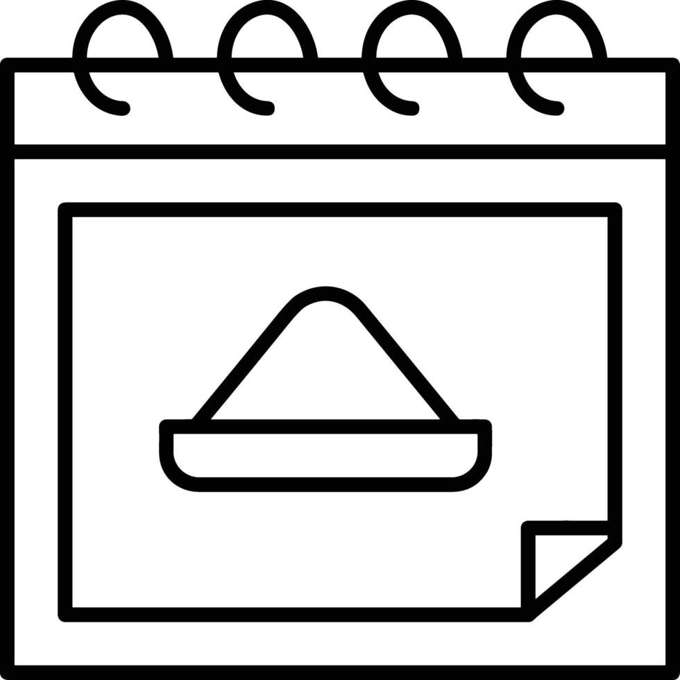 Calendar Icon symbol vector image