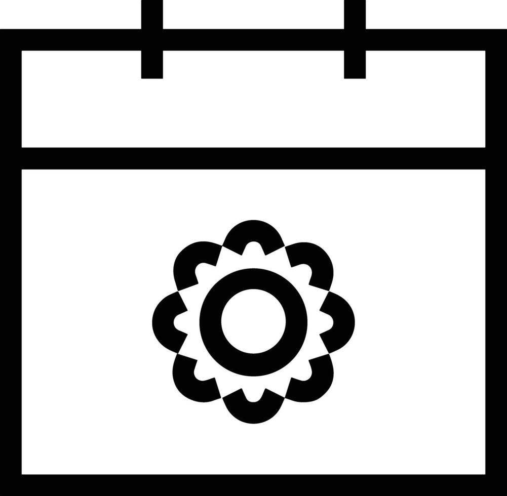 Calendar Icon symbol vector image