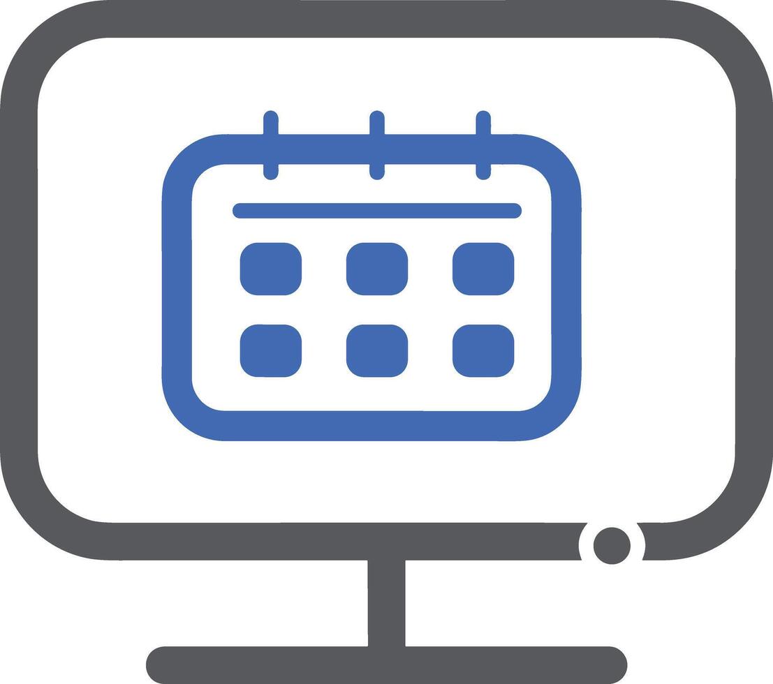 Calendar Icon symbol vector image