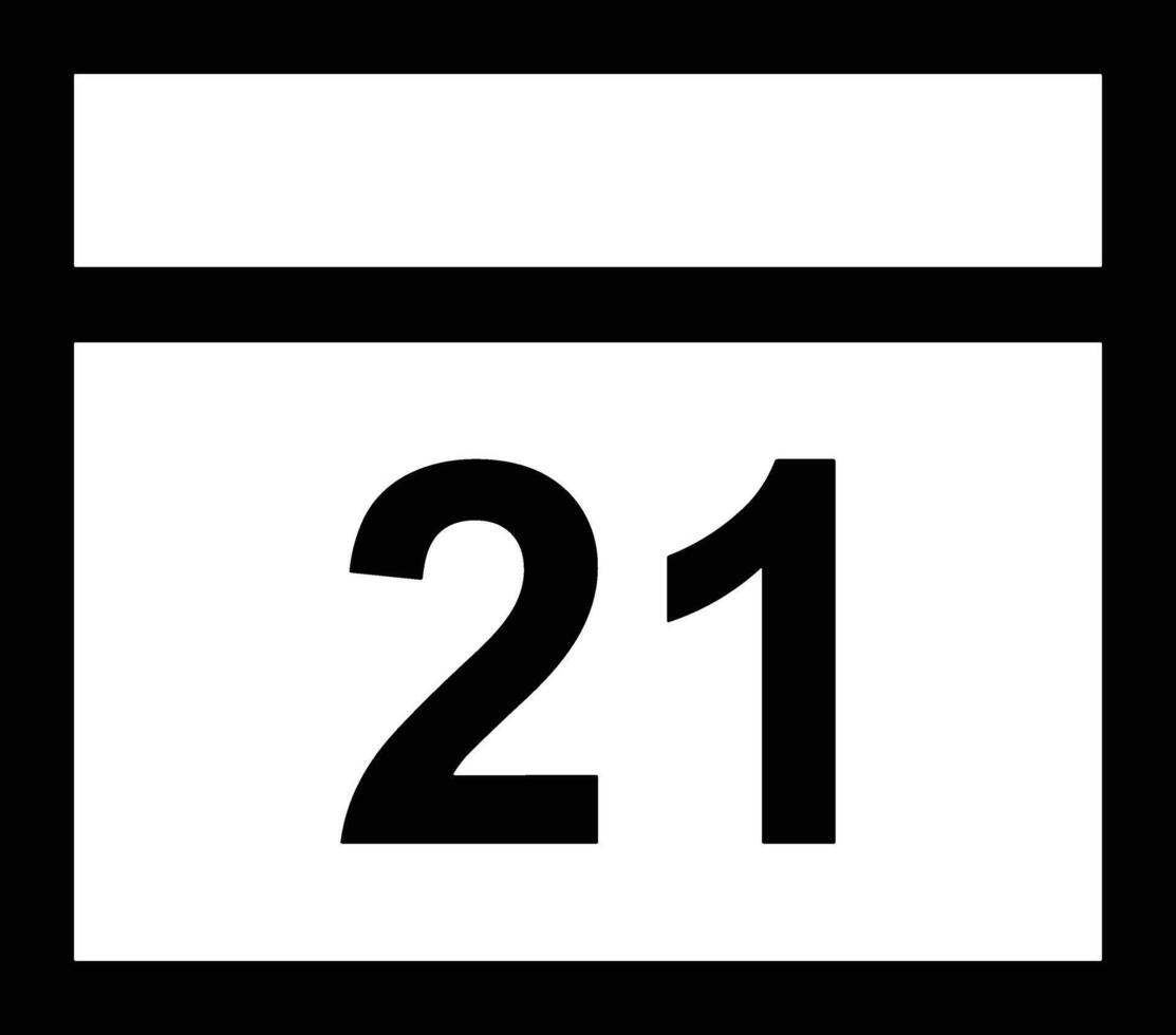 Calendar Icon symbol vector image