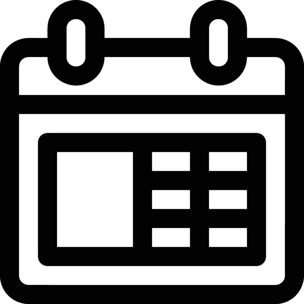 Calendar Icon symbol vector image