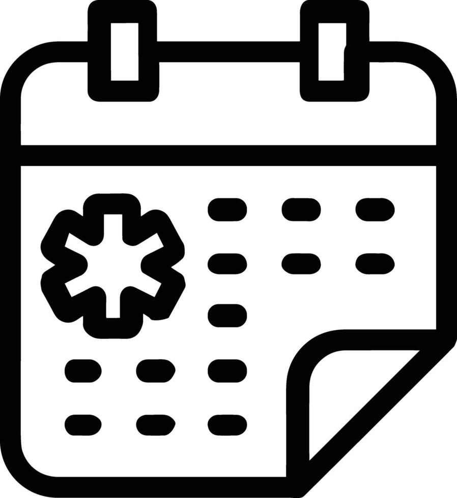 Calendar Icon symbol vector image