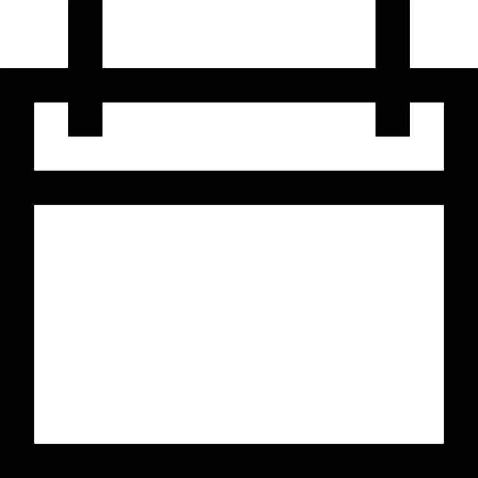 Calendar Icon symbol vector image