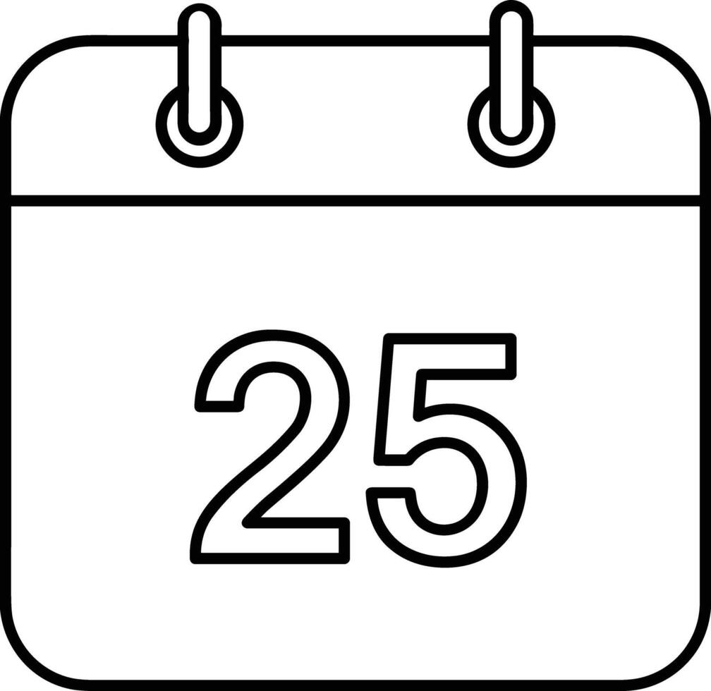 Calendar Icon symbol vector image