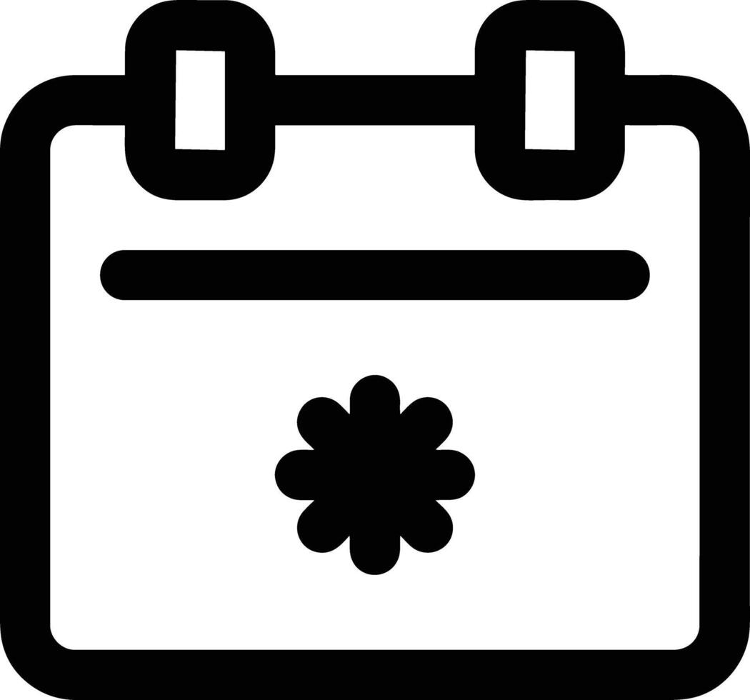 Calendar Icon symbol vector image