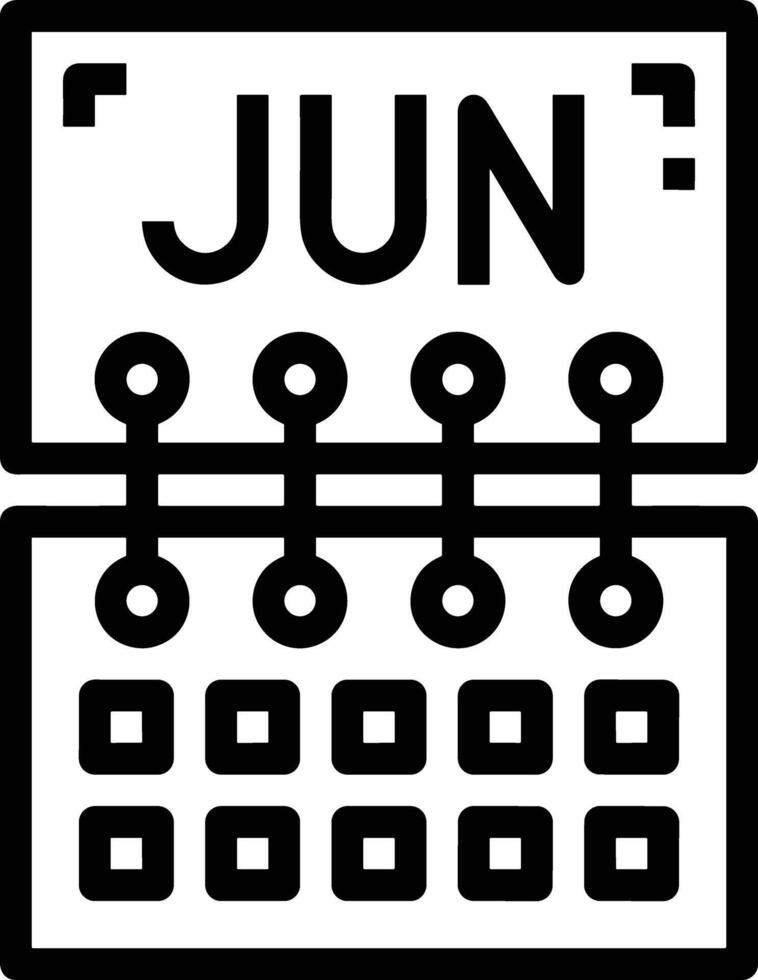 Calendar Icon symbol vector image