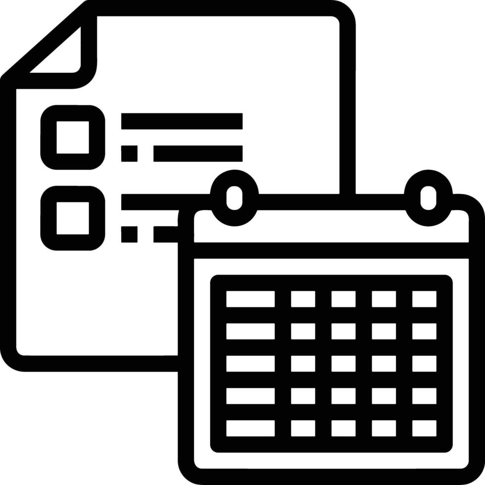 Calendar Icon symbol vector image