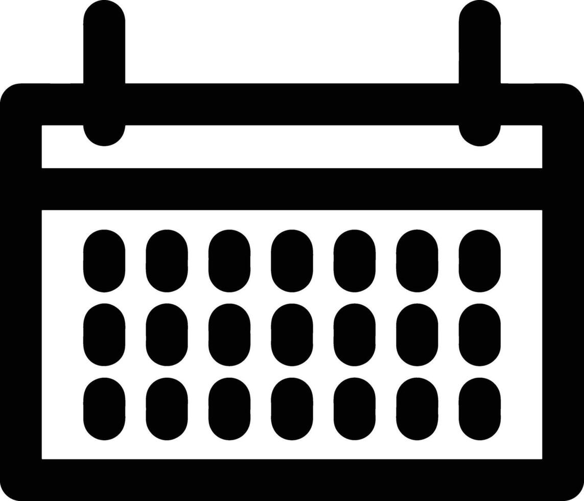 Calendar Icon symbol vector image