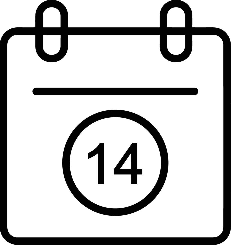 Calendar Icon symbol vector image