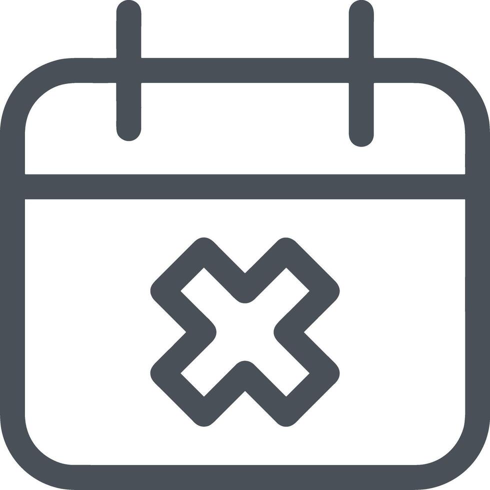 Calendar Icon symbol vector image