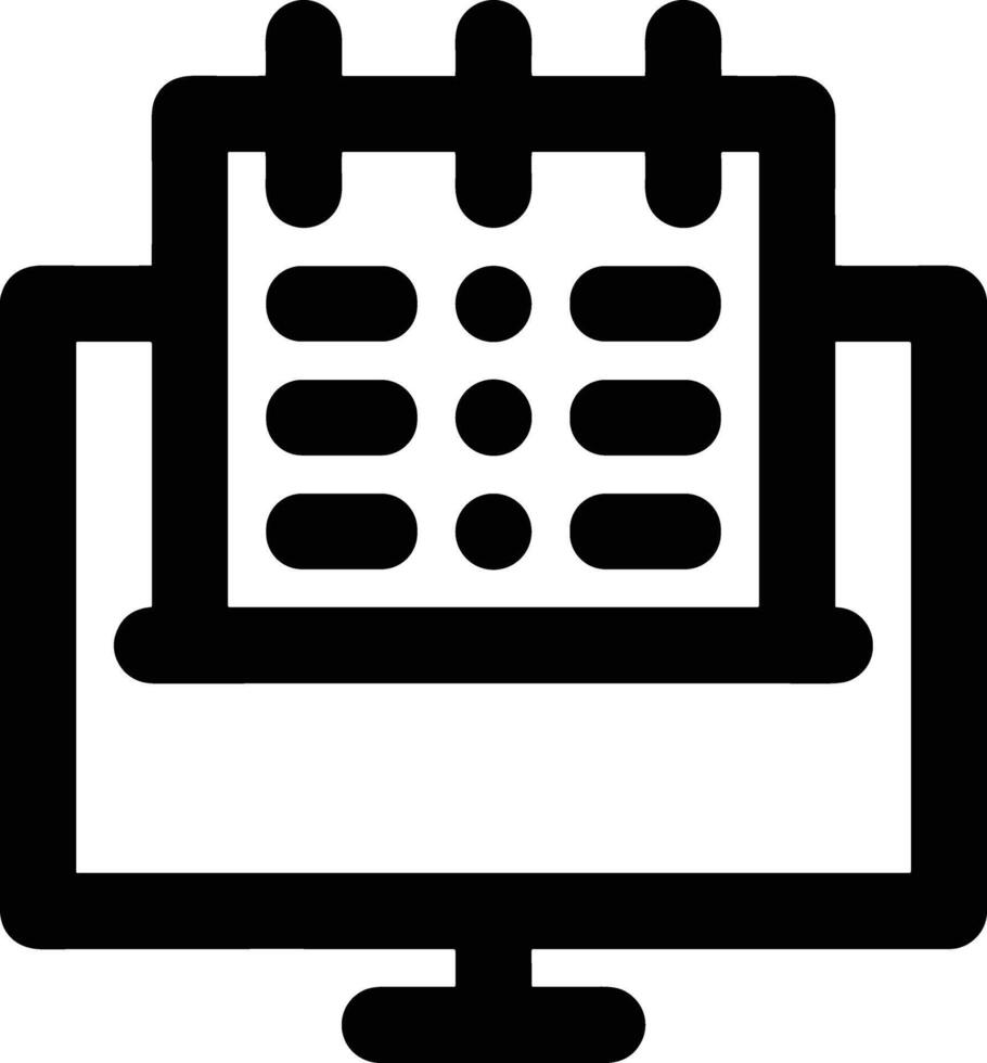 Calendar Icon symbol vector image