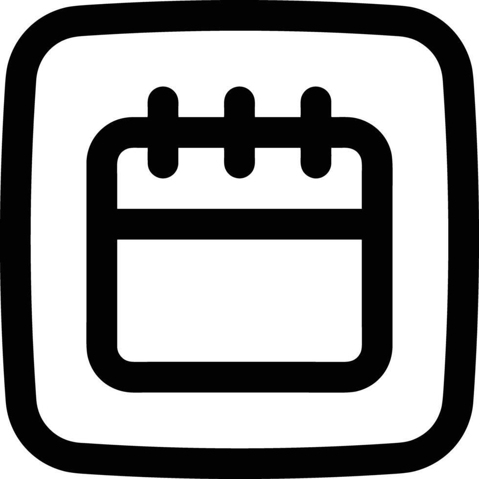 Calendar Icon symbol vector image