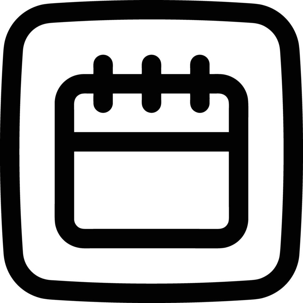 Calendar Icon symbol vector image