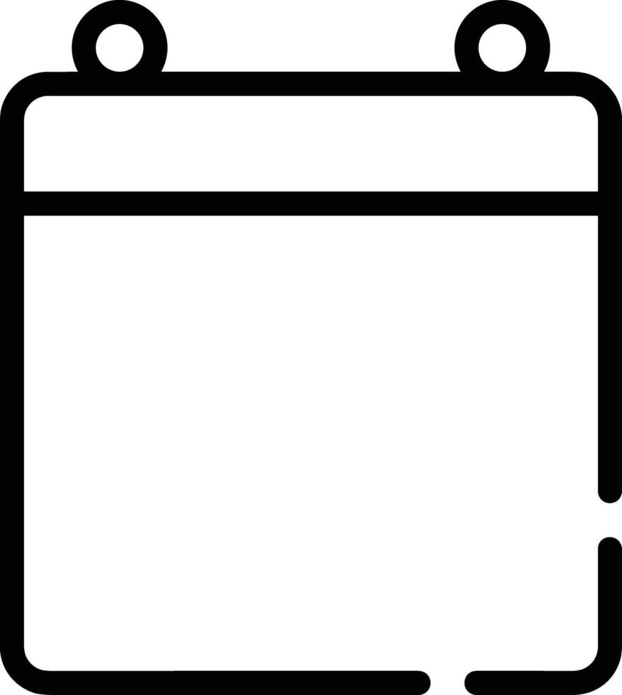 Calendar Icon symbol vector image