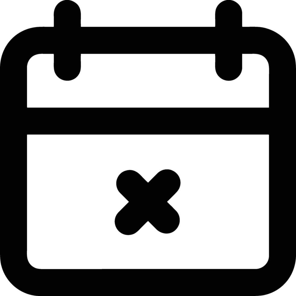 Calendar Icon symbol vector image