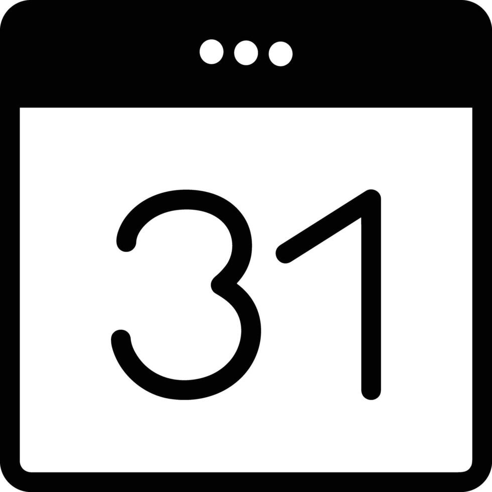 Calendar Icon symbol vector image