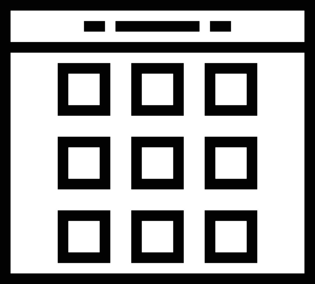 Calendar Icon symbol vector image